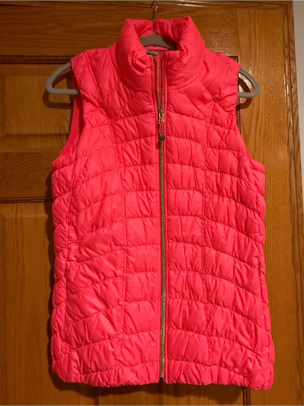 Women’s Neon Pink Quilted Puffer Vest - Lightweight Layering